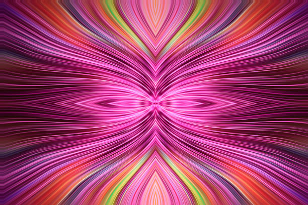 computer generated radial color texture
