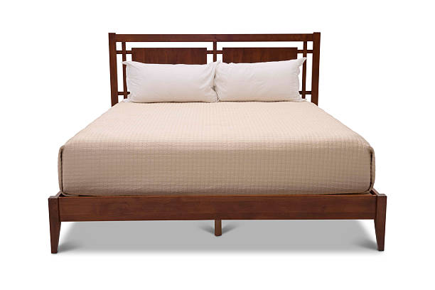 istock Modern Mattress Bed , Blanket, Pillow With Natural Shadow On Isolated White Background. 2227315191