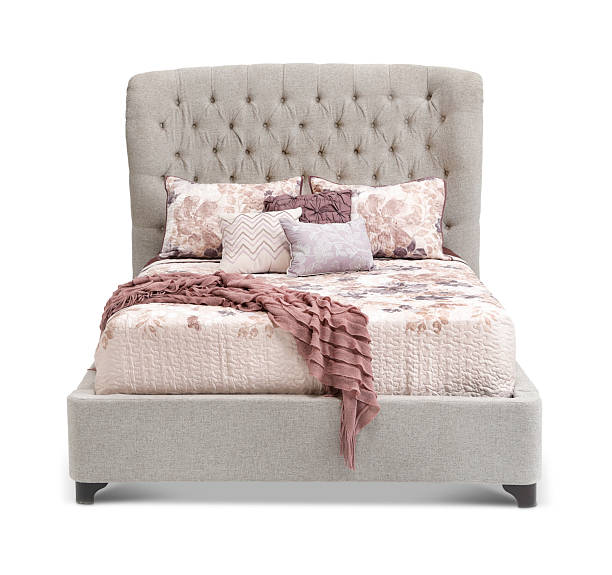 istock Modern Mattress Bed , Blanket, Pillow With Natural Shadow On Isolated White Background . 2227315224