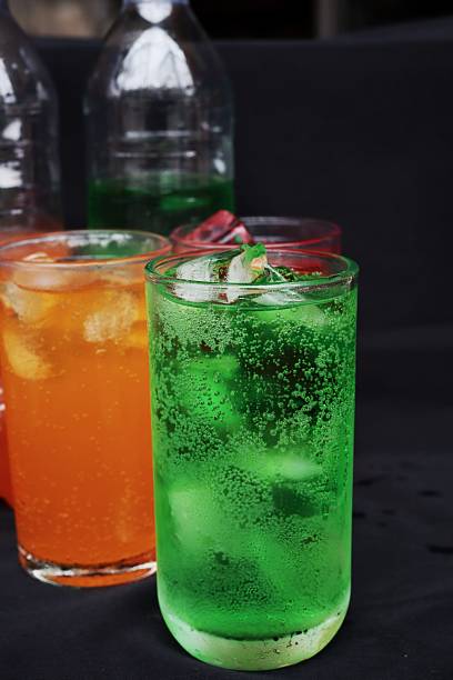 istock Soft drink with ice in glass 2227315687