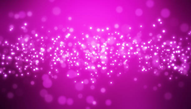 istock Illustration of pink light shine particles bokeh. 2227317719