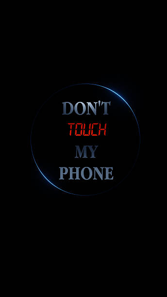 istock Don't Touch My Phone Mobile wallpaper Neon 2227324061
