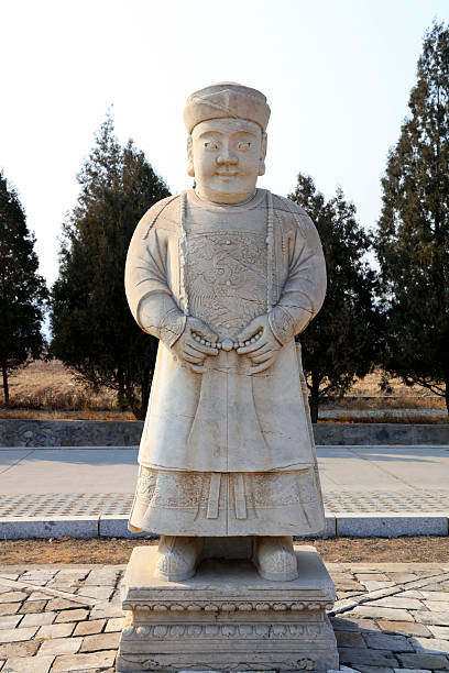 istock Stone statues of ancient Chinese officials 2227325928