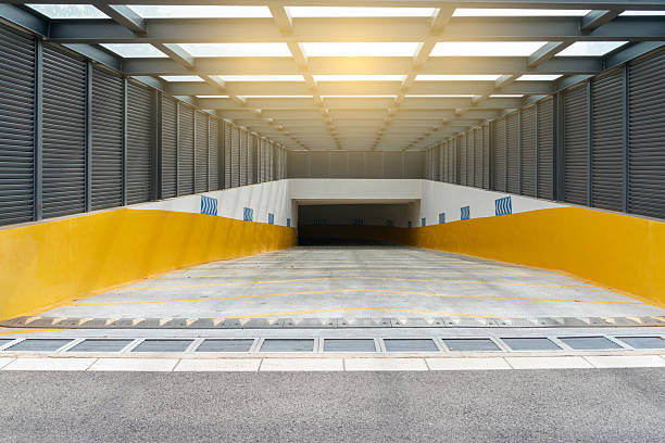 istock Financial District underground garage entrance and exit 2227331246