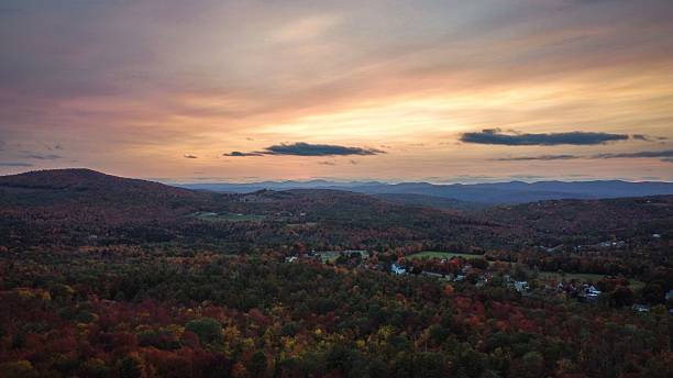 istock Autumn Foliage at Sunset in New England 2227331807