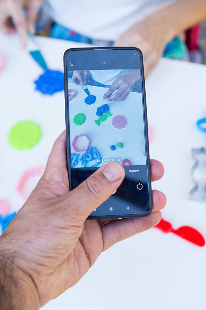 istock Recording with a mobile phone 2227334487