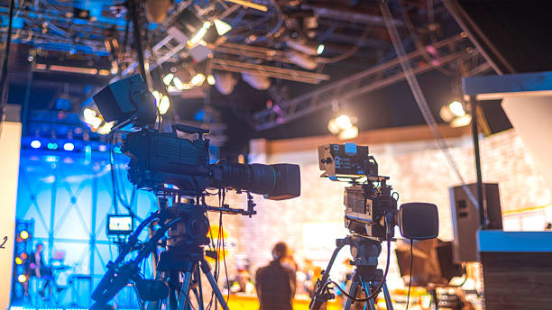 istock Stream a concert using TV cameras on the Internet 2227340732