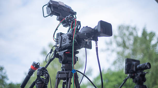 istock Stream a concert using TV cameras on the Internet 2227340779