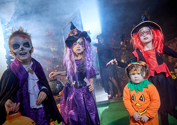istock Trick-or-treating and Halloween party 2227344552