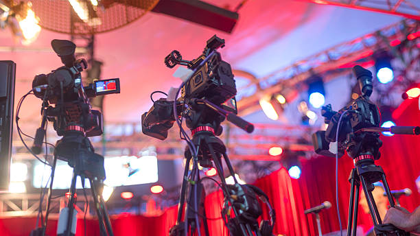 istock Stream a concert using TV cameras on the Internet 2227347952