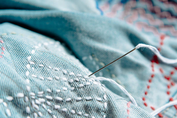 Sashiko: A Traditional Japanese Embroidery and Stitching Technique for Mending Jeans