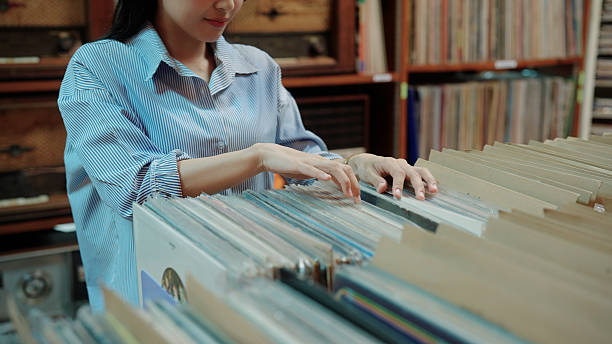 istock Spending the day digging through records, looking for the perfect vinyl 2227350889