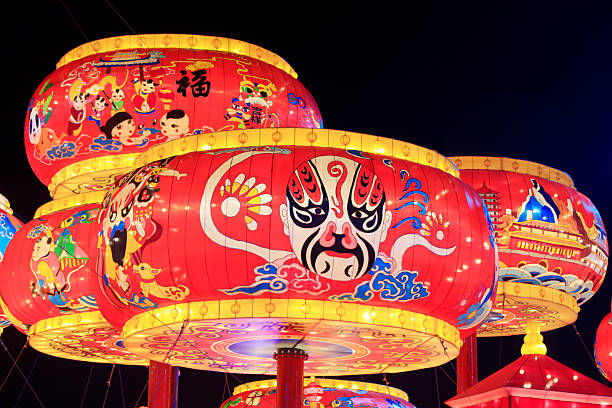 istock Big drum shaped buildings in the night 2227359752