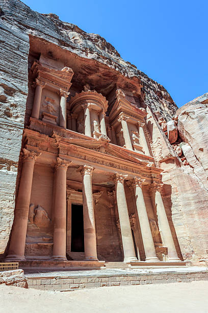 istock Al-Khazneh (The Treasury) in Petra Archaeological Site, Jordan 2227360366
