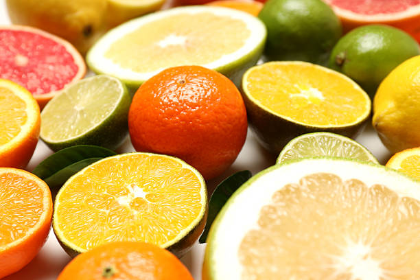 istock Citrus fruits, close up and selective focus 2227361310