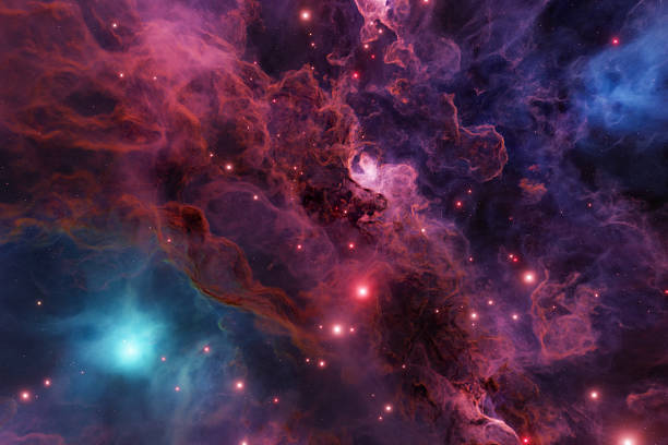 istock Vibrant Colorful Nebula in Space 2227365769