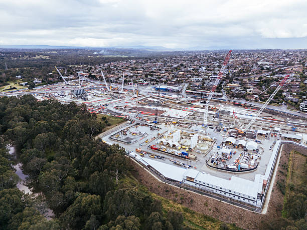 istock North East Link Under Construction in Melbourne Australia 2227369289