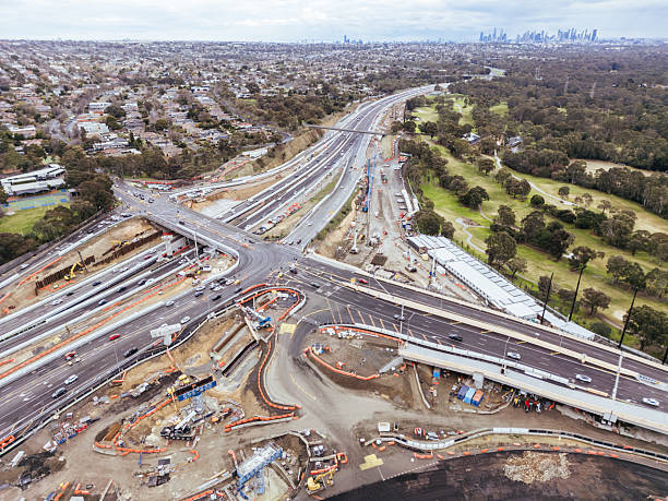 istock North East Link Under Construction in Melbourne Australia 2227369295