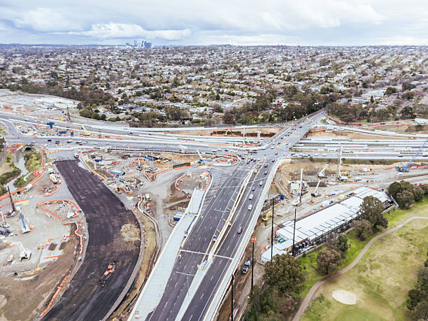istock North East Link Under Construction in Melbourne Australia 2227369297