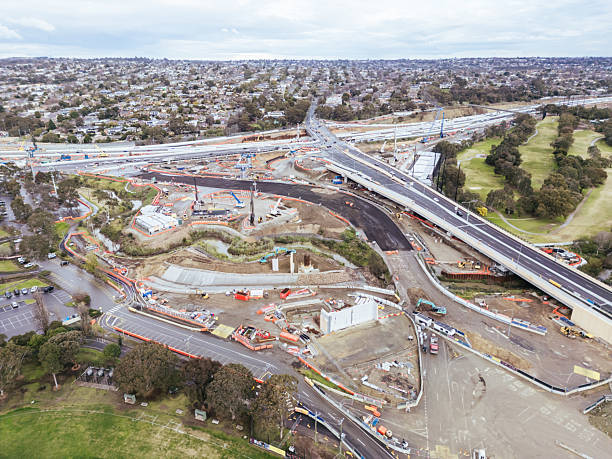 istock North East Link Under Construction in Melbourne Australia 2227369302