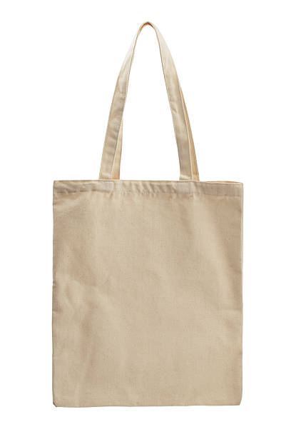 istock cotton canvas  bag with two handles, Isolate on a white background 2227373148