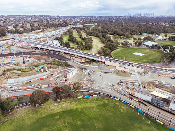 istock North East Link Under Construction in Melbourne Australia 2227375421