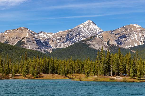 istock Close Up Mountain Range By A Kananaskis Lake 2227375693