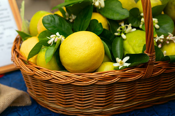 istock Fresh lemons in the basket 2227382350