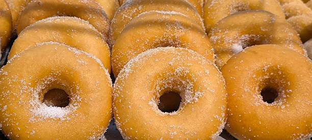 istock Sugar-sprinkled donuts are a high-energy food. 2227382572