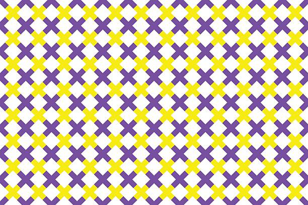 Yellow color and Blue Violet color continuous garden mesh is suitable for wallpaper