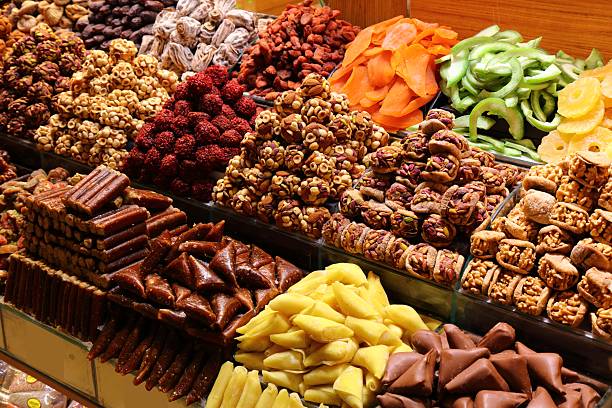 istock Turkish sweets - atom cezerye and muska 2227391572
