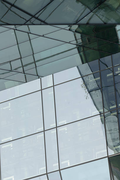 istock This image features a closeup view of a building that has many windows 2227392052