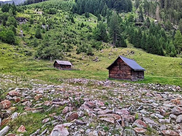 Mystic Cottage - an old, abandoned mountain hut in the Austrian Alps.