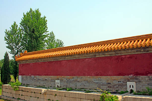 Chinese ancient architectural landscape in Eastern Royal Tombs of the Qing DynastyChina