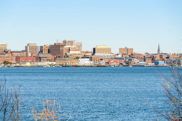 istock Portland downtown skyline on a clear autumn day 2227395913