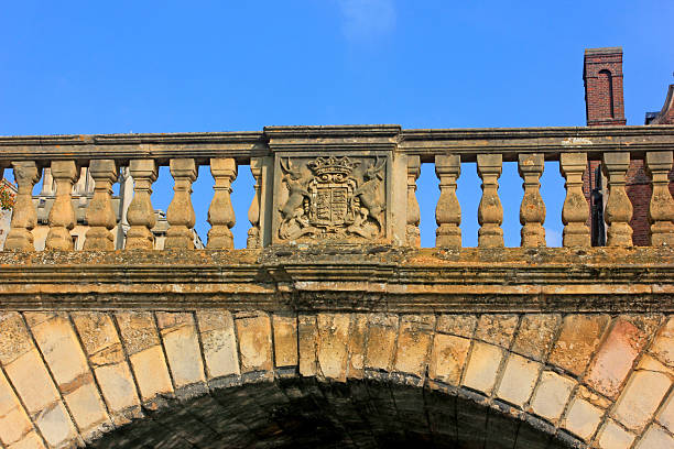 Cambridge - October 3: Clare bridge above River Cam, on October 3, 2015, Cambridge, UK.