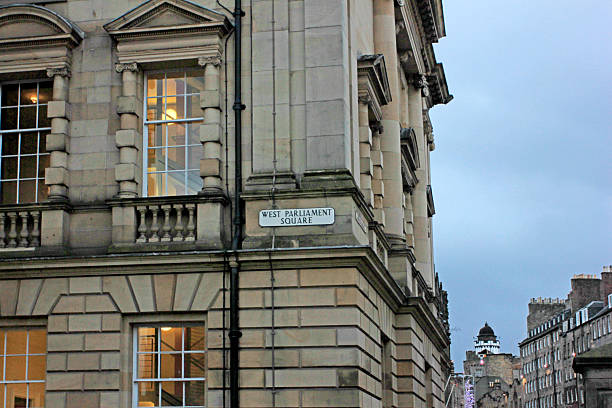 istock west parliament square building scenery, Edinburgh, UK. 2227397482