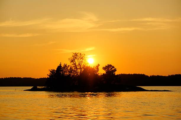Sunset on the Fraser River, Mission, British Columbia, Canada