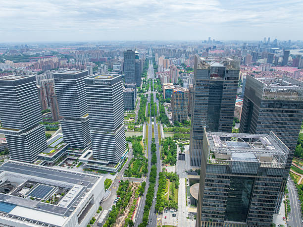 istock Overlooking Shanghai Stock Exchange 2227407995