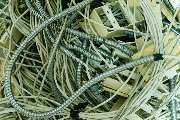 istock Disorganized Collection of Electrical Wires 2227409086