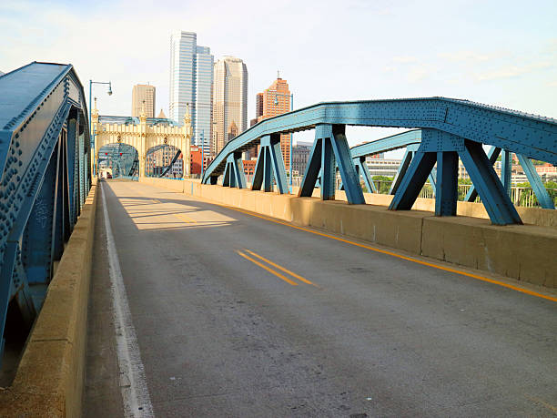 A view of downtown Pittsburgh, Pennsylvania from across the Allegheny River.