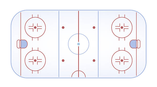 istock Hockey field. Playing field on the white background 2227418420