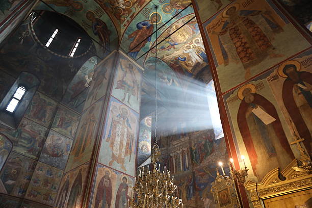 Interior of Russian Orthodox church