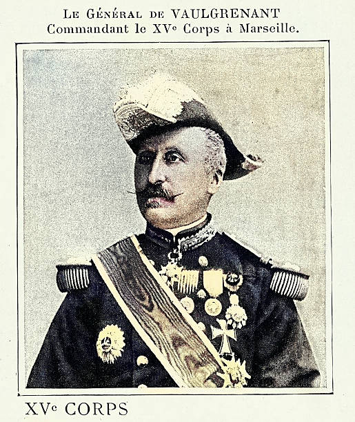 istock French army General General de Vaulgrenant, 1890s, Vintage photograph 19th Century 2227427528