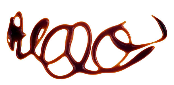 istock Balsamic vinegar isolated on a white background, top view. Salad dressing. 2227433155