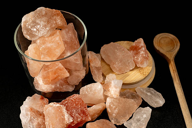 istock Himalayan salt in a bowl and a jar - seen from above 2227434510