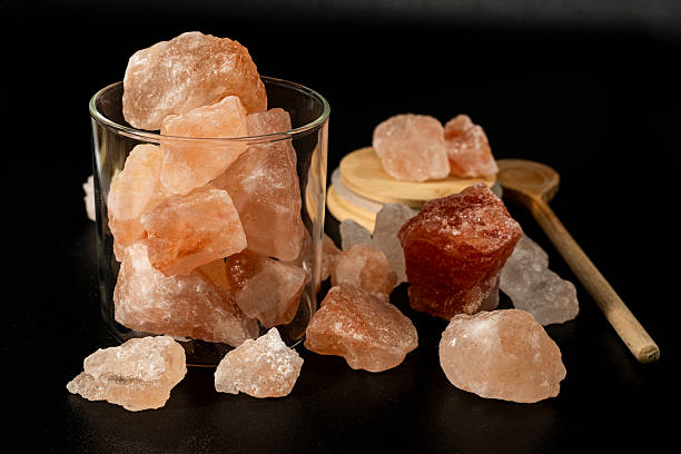 istock Himalayan salt in a bowl and a jar - seen from above 2227434520