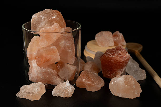 istock Himalayan salt in a bowl and a jar - seen from above 2227434541