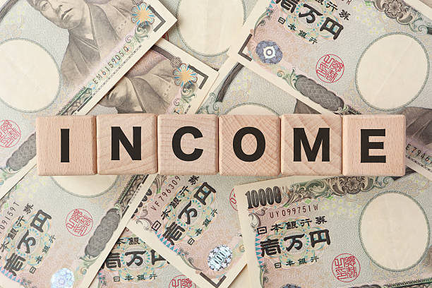 istock INCOME, 10,000 yen bills. 2227442406
