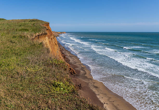 istock Eroding cliffs into the ocean in Compton Bay on the Isle of Wight 2227452160